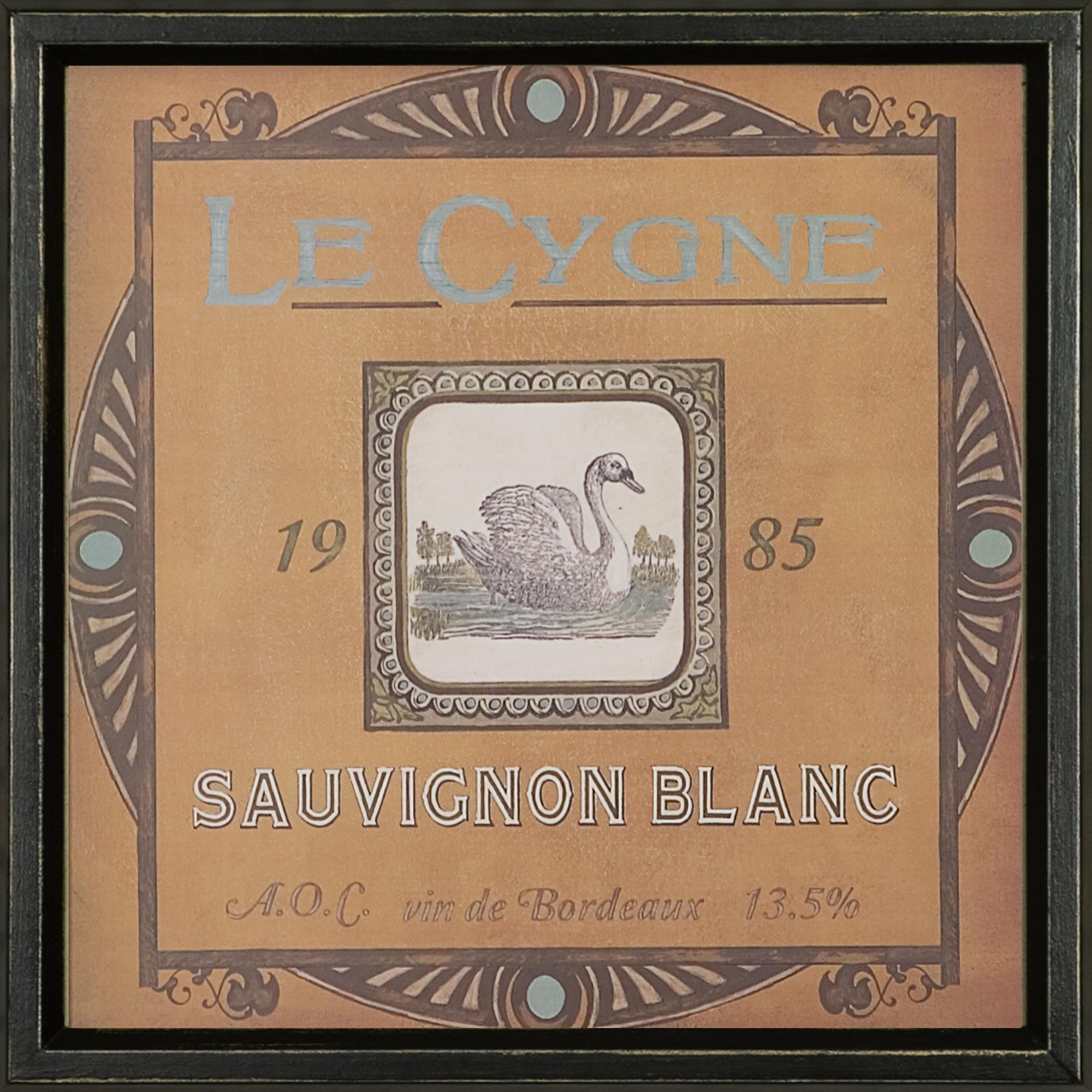 Shop Vintage Wine Label Framed Art Print VIII Free Shipping Today