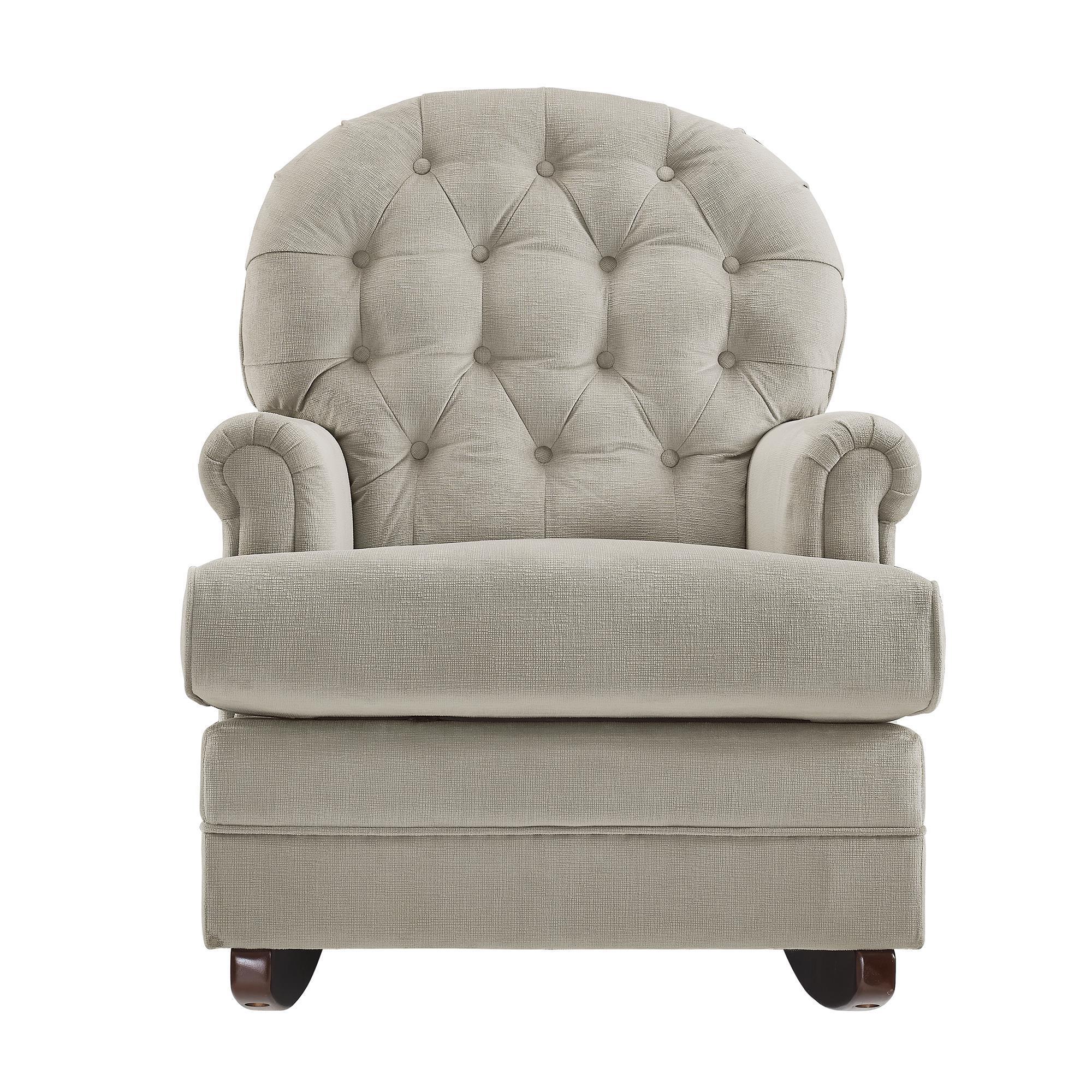 baby relax brielle button tufted rocker