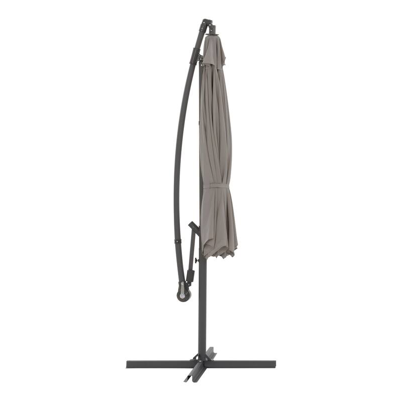 CorLiving 9.5ft UV Resistant Offset Patio Umbrella