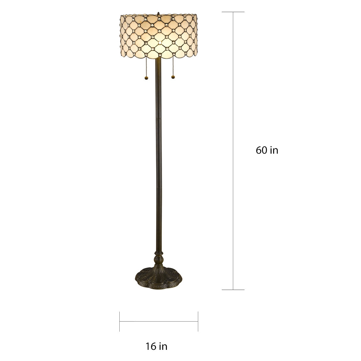 jewelled floor lamp