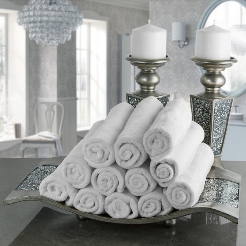 Creative Scents Schonwerk Silver Finish Decorative Centerpiece Dish Serving Tray