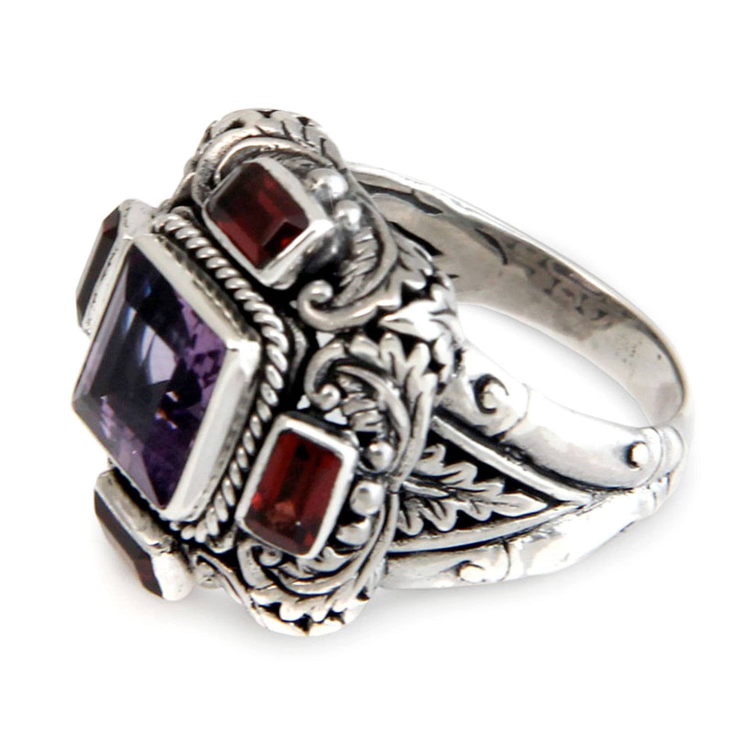 garnet and amethyst jewelry
