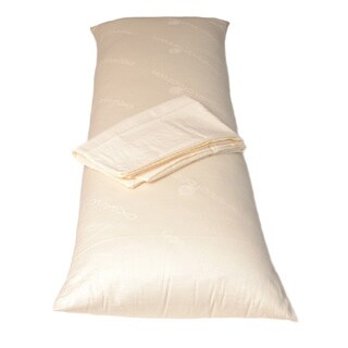Shop De Luxe Wool Body Pillow with Pillowcase - Free ...