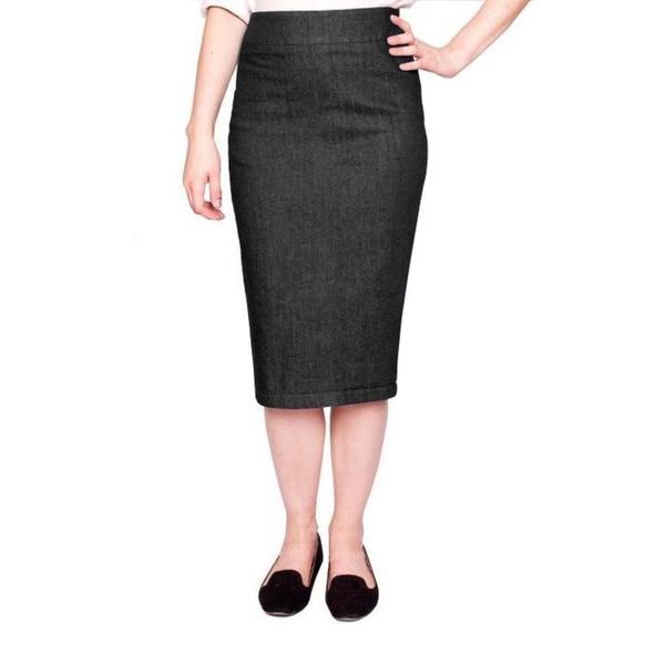 Shop Baby'O Women's Below-the-knee Basic Stretch Denim Pencil Skirt ...