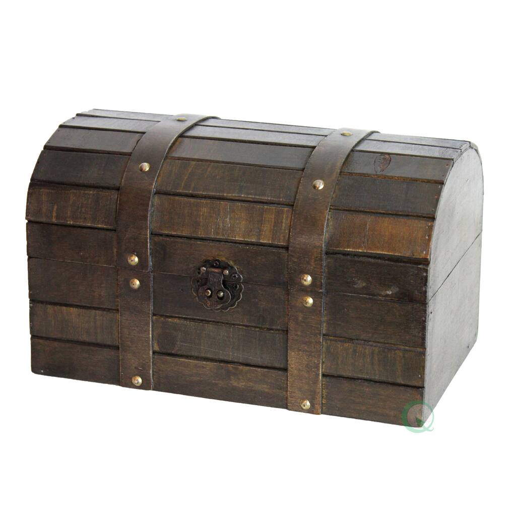 Old Style Barn Wood Trunk - brown