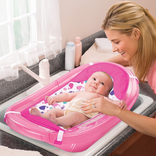 summer sparkle and splash baby bath