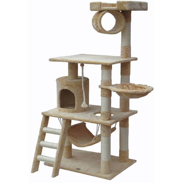 Go Pet Club 62 inch Cat Tree (As Is Item) Overstock 10018052