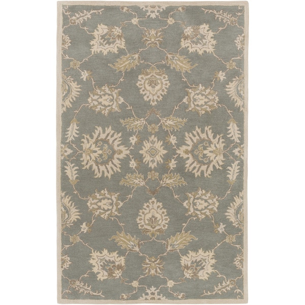 Hand tufted Misty Traditional Wool Rug (5 x 8)