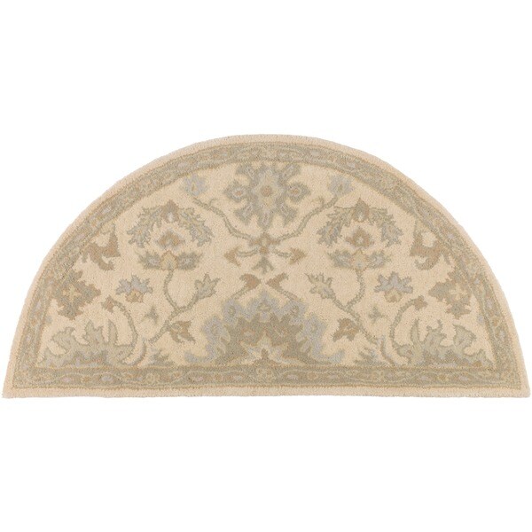 Hand-Tufted Tipton Floral Wool Area Rug