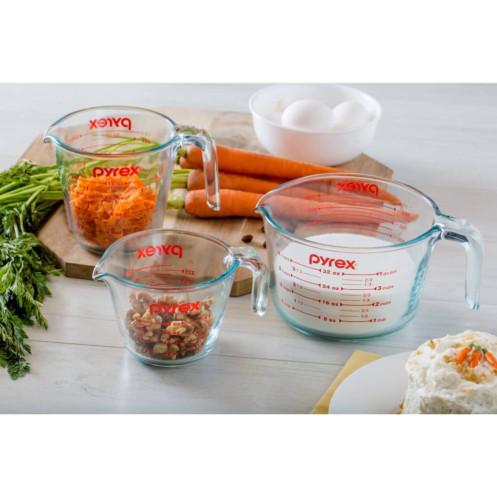 Pyrex Measuring Cup 3-piece Set