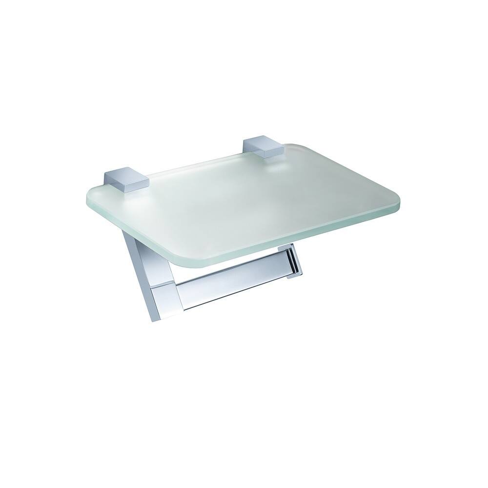 Fresca Ottimo Toilet Paper Holder with Phone Tray - Platinum/Chrome