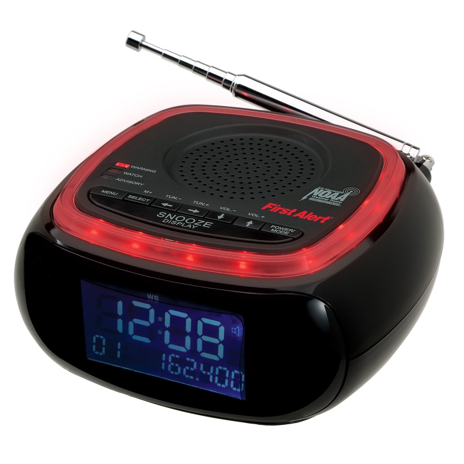 Shop First Alert Am Fm Noaa Weather Band Clock Radio With S A M E Alert Overstock 10019170