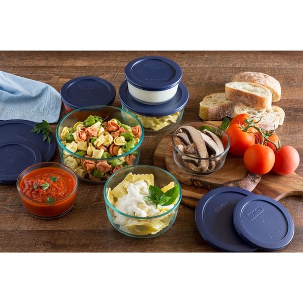 BergHOFF Leo 4-Piece Vacuum Food Container Set - Blue