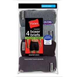 Shop Hanes Men S Tagless Boxer Briefs With Comfortsoft Waistband