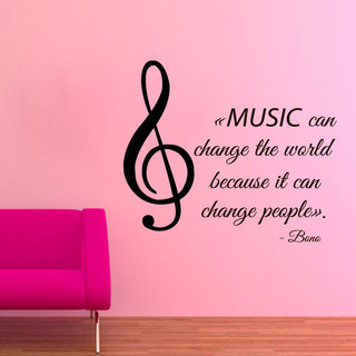 Shop Music Quote by Bono U2 Sticker Vinyl Wall Art 