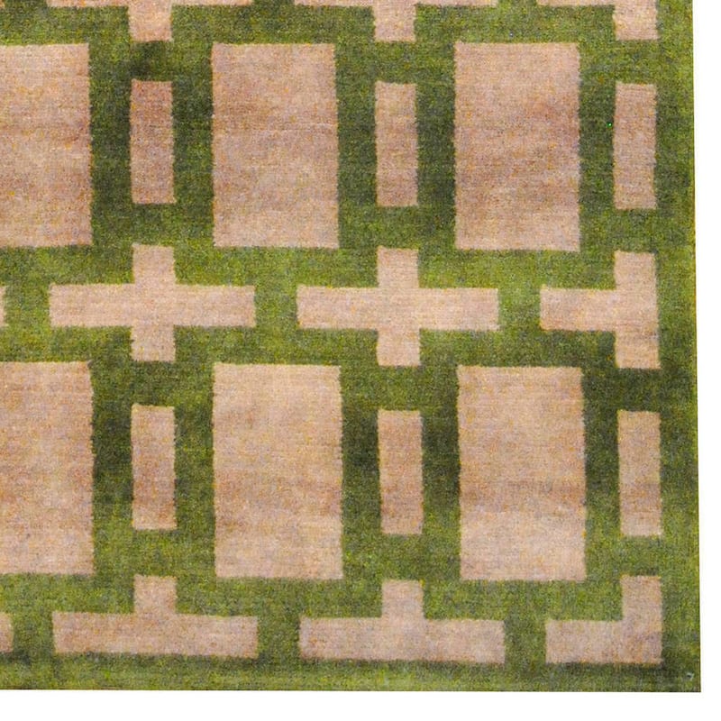 HERAT ORIENTAL 5'1" x 8' Handmade Tibetan Wool Rug - 5'1 x 8'