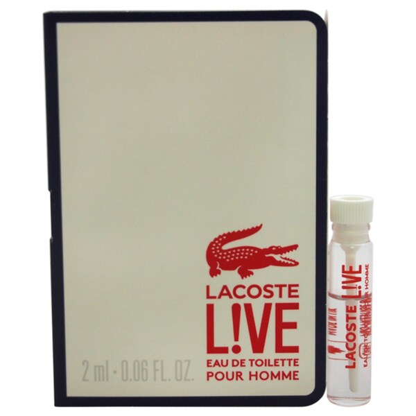 eau de toilette lacoste live