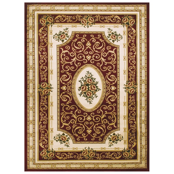LYKE Home McKayla 724 Red Area Rug (8' x 11')