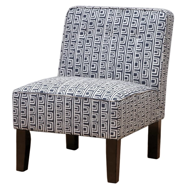 Shop Grey Pattern Tufted Accent Chair - Free Shipping Today - Overstock