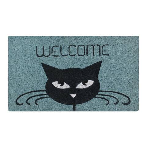 Welcome Cat Coir Door Mat (18" x 30")