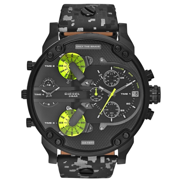Diesel DZ7311 Mens SBA Mr. Daddy 2.0 Black Camo Watch