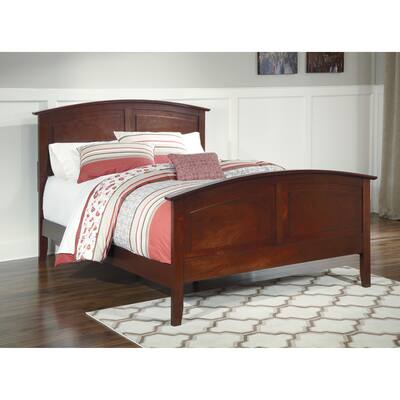 Signature Design By Ashley Colestead Cherry Queen Sleigh Bed