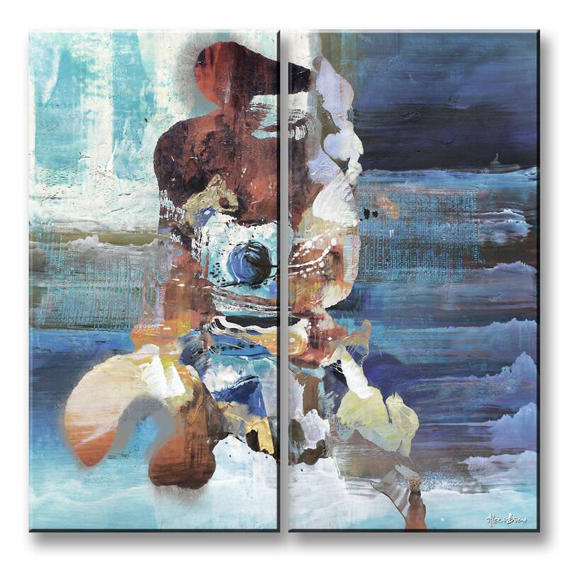 Inkd XXXVII' 2-Piece Wrapped Canvas Wall Art Set