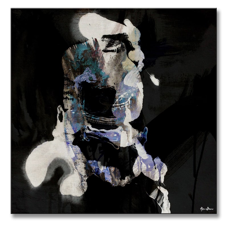 Inkd XXXV' Abstract Wrapped Canvas Wall Art