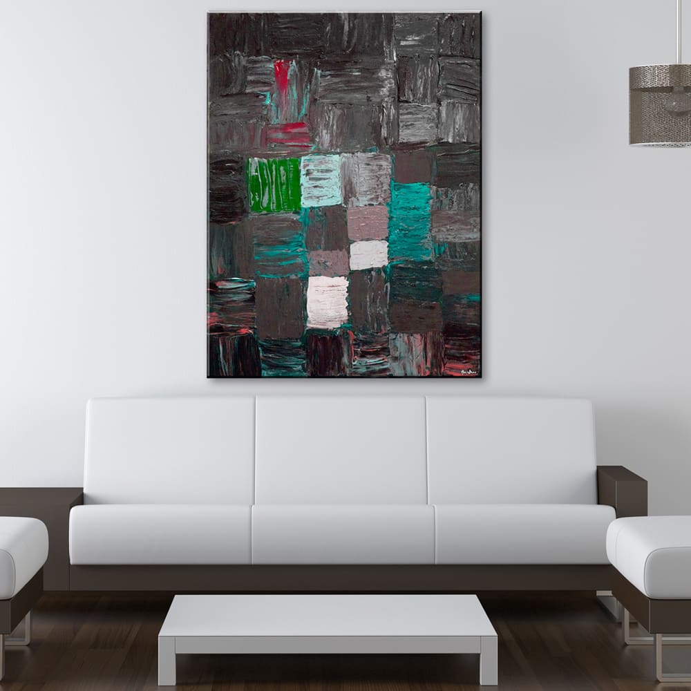 Inkd XLIX' Abstract Wrapped Canvas Wall Art