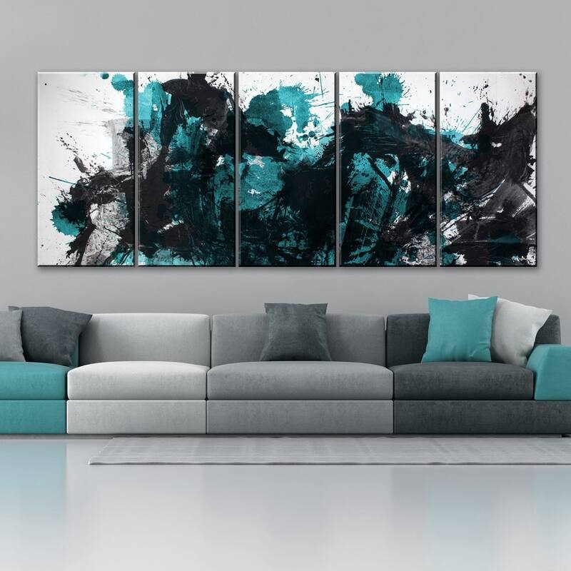 Inkd XLII' 5-Piece Wrapped Canvas Art Set