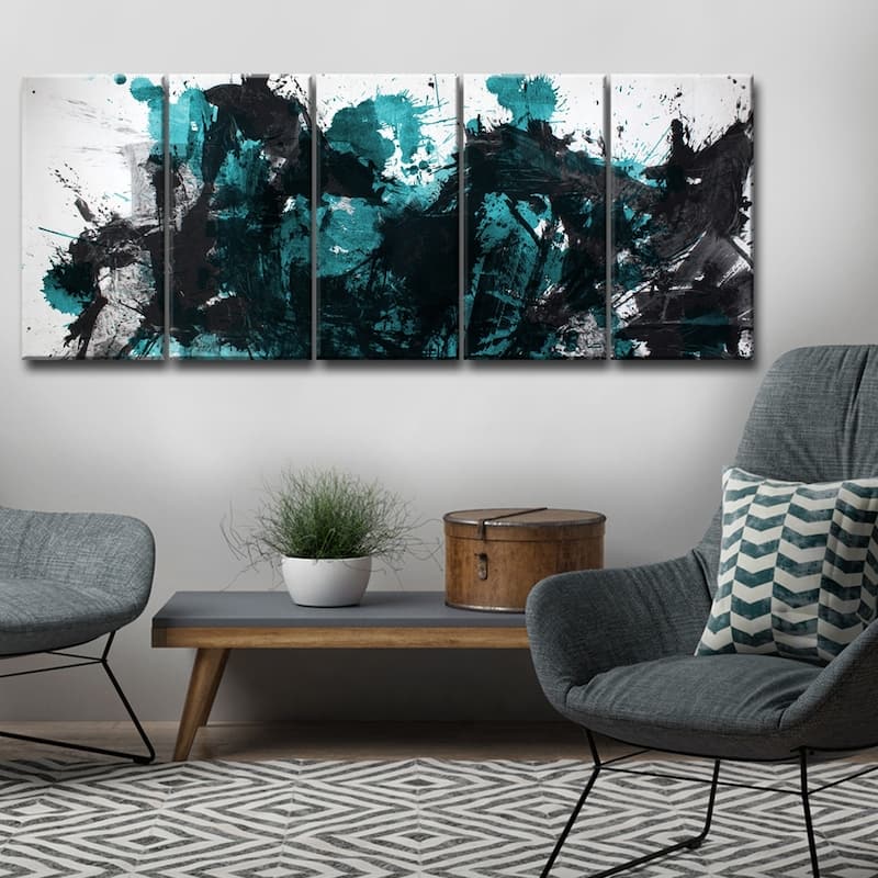 Inkd XLII' 5-Piece Wrapped Canvas Art Set