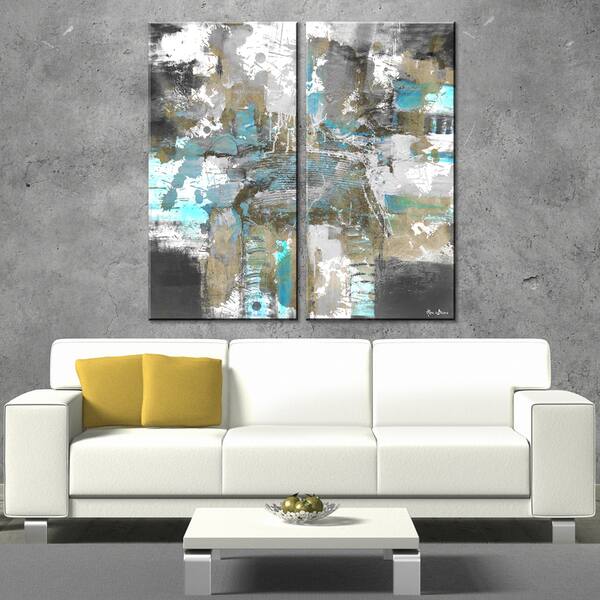 Inkd XXXIV' 2Piece Wrapped Canvas Wall Art Set On Sale Bed Bath