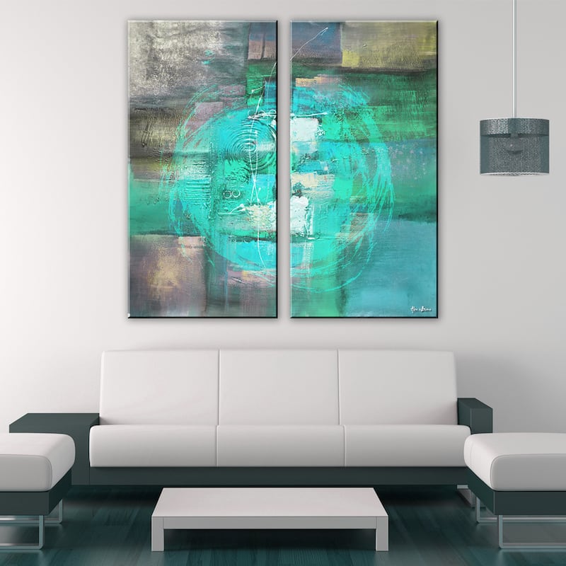 Inkd XXXIII' 2-Piece Wrapped Canvas Wall Art Set