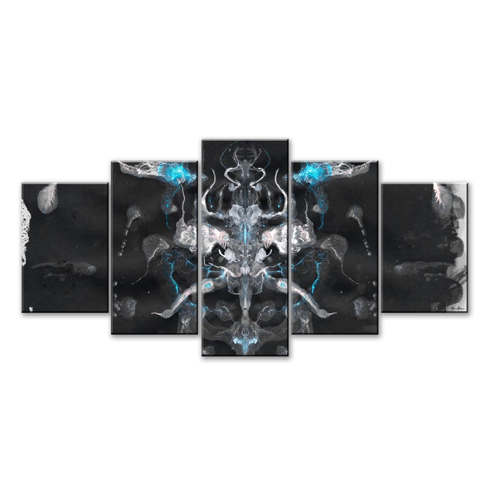 Inkd XXX' 5-Piece Wrapped Canvas Wall Art Set