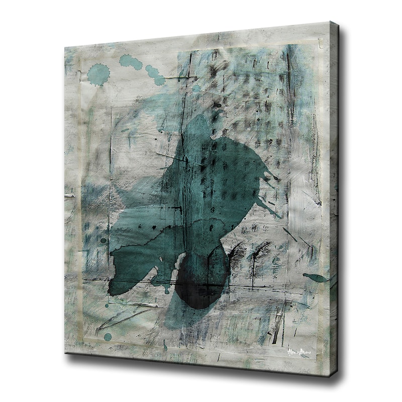 Inkd XXVIII' Abstract Wrapped Canvas Wall Art