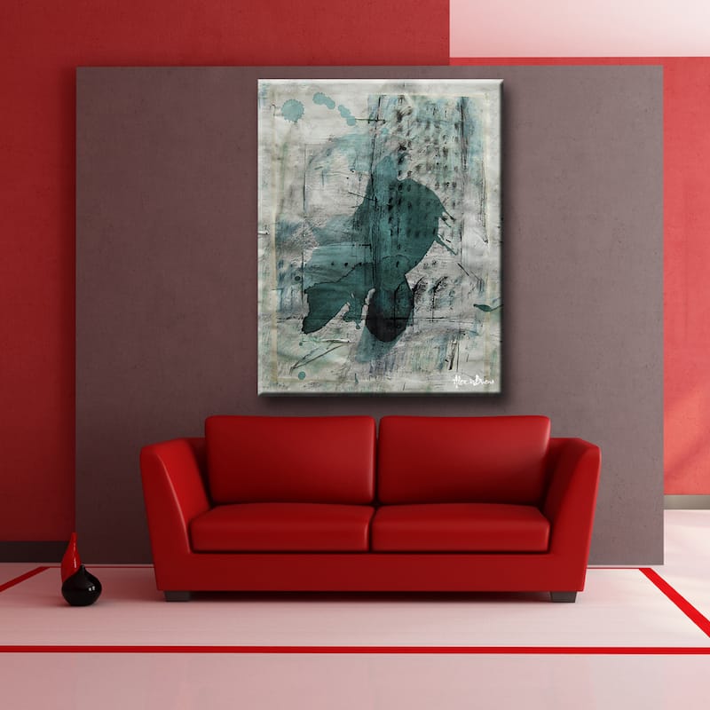 Inkd XXVIII' Abstract Wrapped Canvas Wall Art