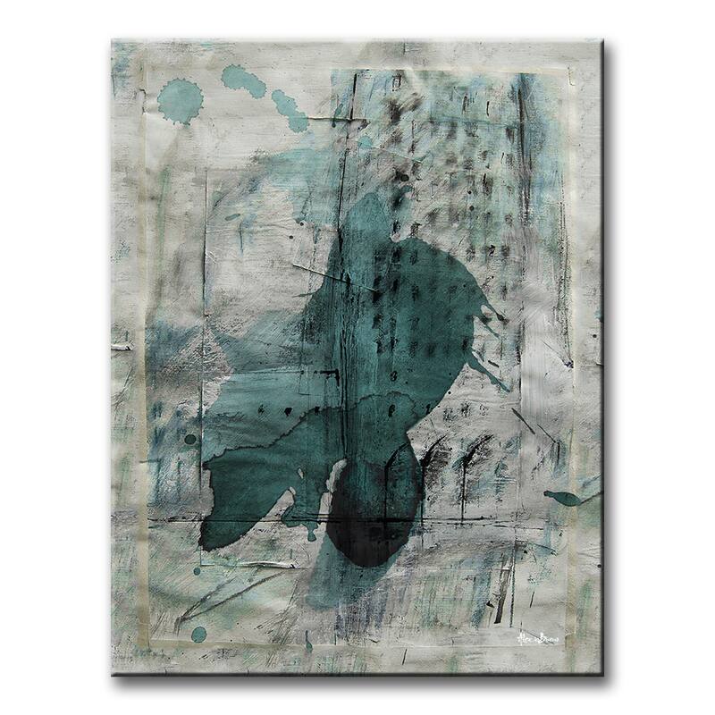Inkd XXVIII' Abstract Wrapped Canvas Wall Art