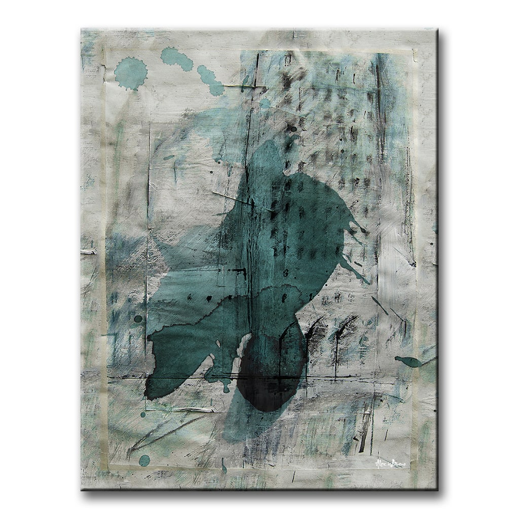 Inkd XXVIII' Abstract Wrapped Canvas Wall Art