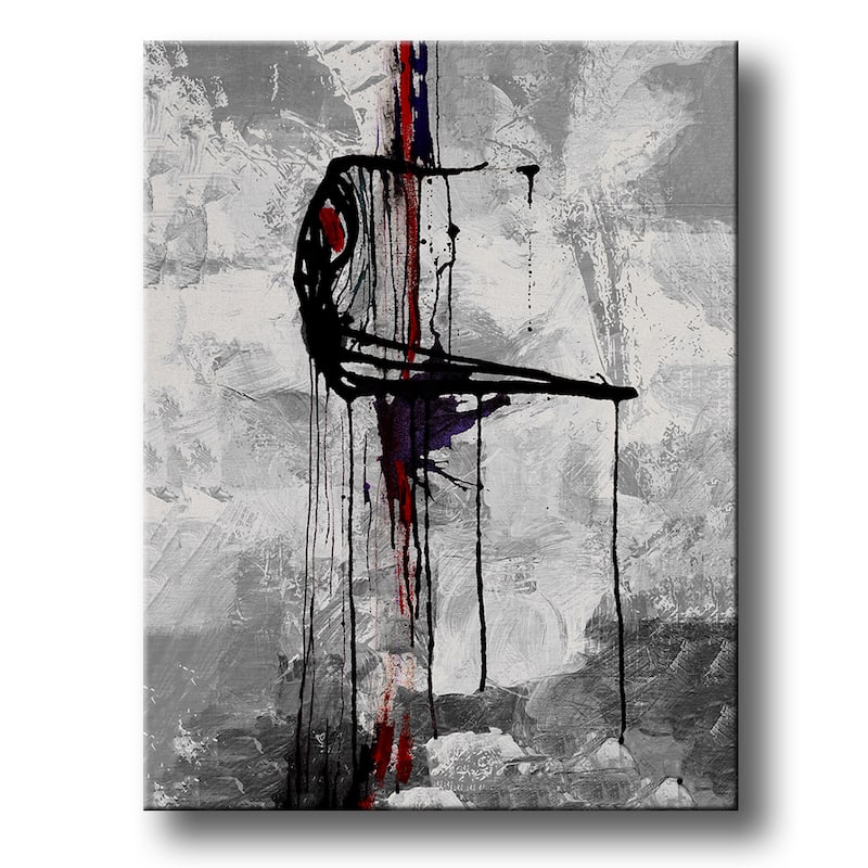Inkd XXV' Abstract Wrapped Canvas Wall Art
