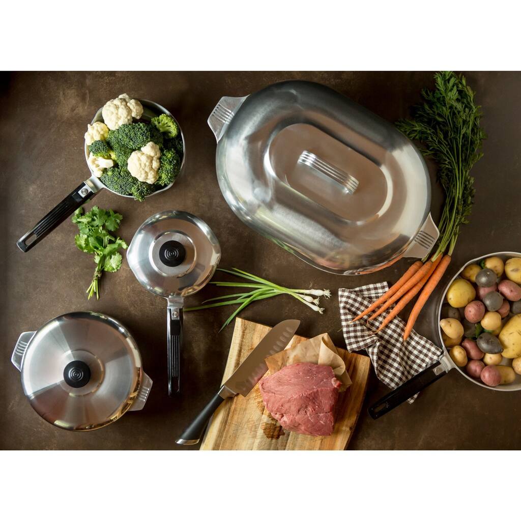 Copper Clad Stainless Steel 3-quart Covered Saucepan