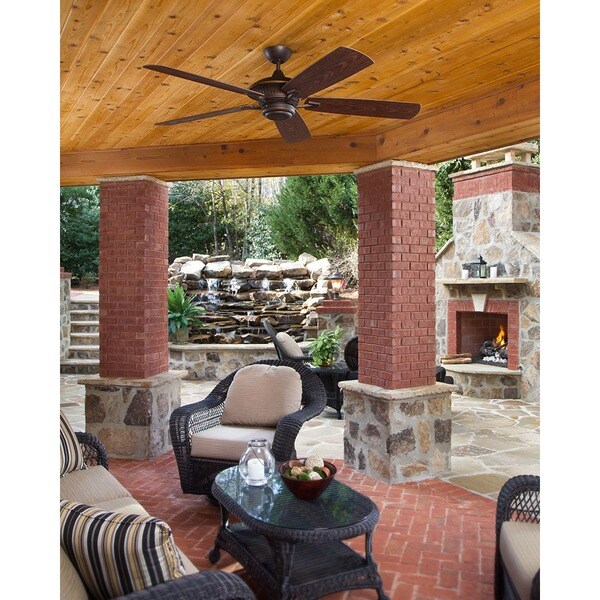 Monte Carlo Cyclone Outdoor Roman Bronze 60-inch Ceiling Fan