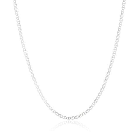 Pori Italian Sterling Silver Marina Chain Necklace