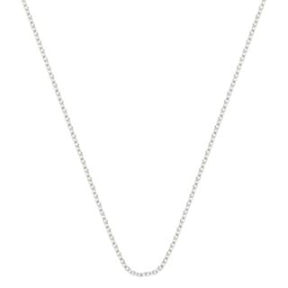 Pori Italian Sterling Silver Rolo Chain Necklace