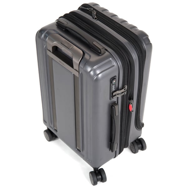 delsey titanium hardside spinner luggage