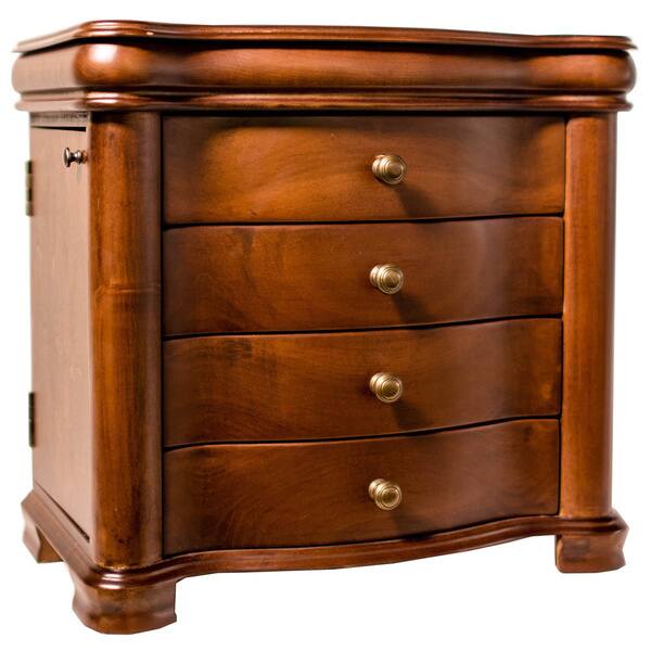 Shop Hives Honey Austyn Walnut Jewelry Chest Overstock 10024660
