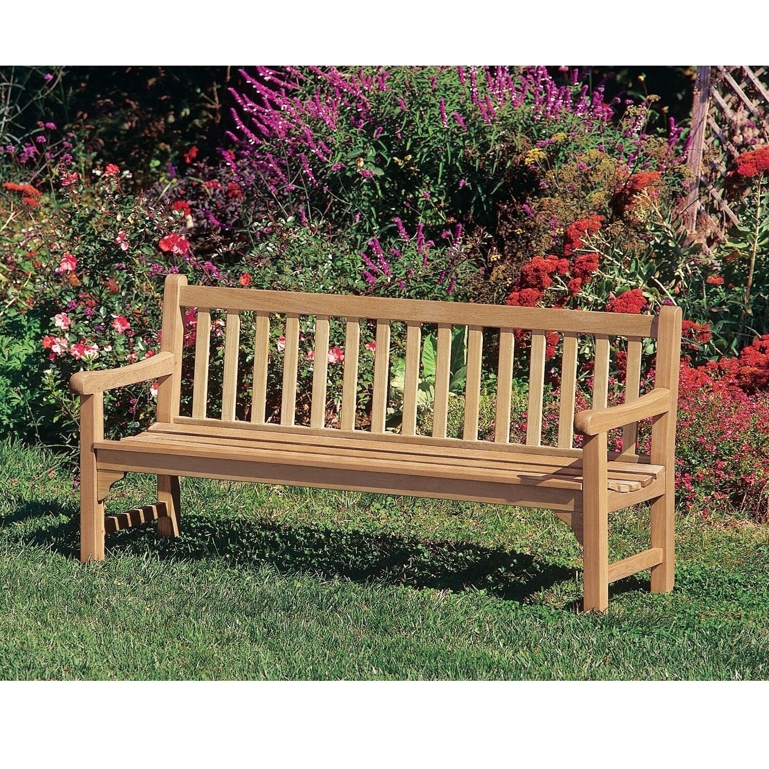 Oxford Garden Essex 72 Inch Bench Brown Natural 696829520043 Ebay