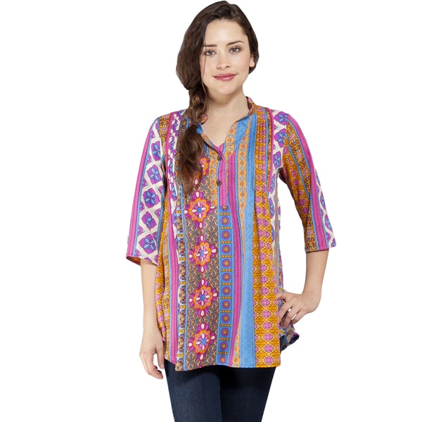 Printed Geo Summer Kurta Tunic