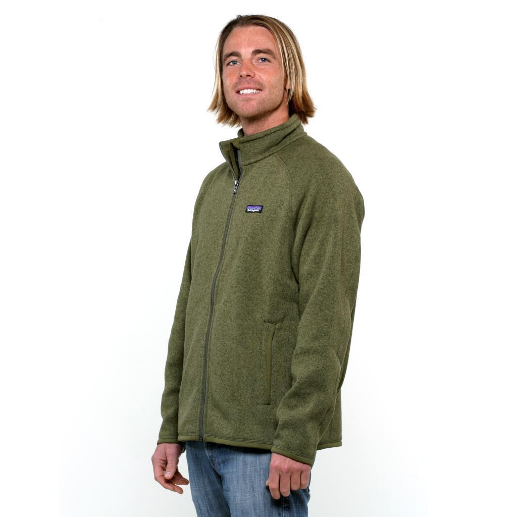 Patagonia Men's Better Sweater Fatigue Green Fleece Jacket Patagonia Men's Better Sweater Fatigue Green Fleece Jacket