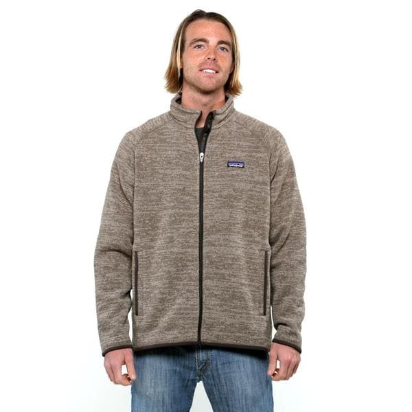 Patagonia Men&39s Better Sweater Pale Khaki Fleece Jacket - Free