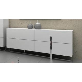 Shop Modrest Voco Modern White Bedroom Dresser Free Shipping